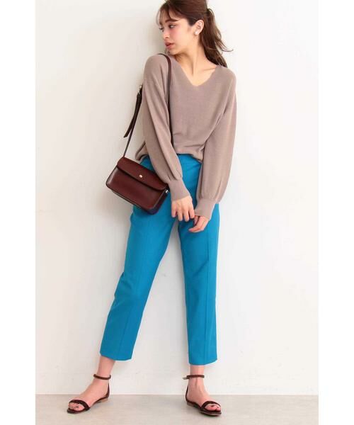 ＊＊N.Natural Beauty Basic / エヌ ナチュラルビューティーベーシック パンツ | TRギャバテーパードパンツ | 詳細2