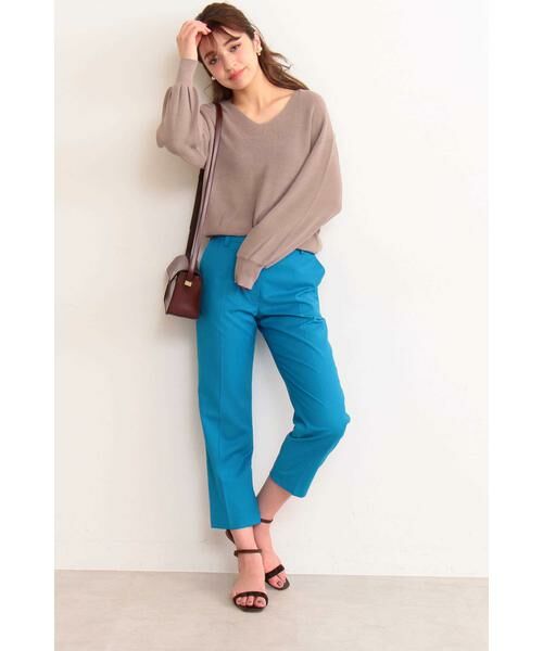 ＊＊N.Natural Beauty Basic / エヌ ナチュラルビューティーベーシック パンツ | TRギャバテーパードパンツ | 詳細3