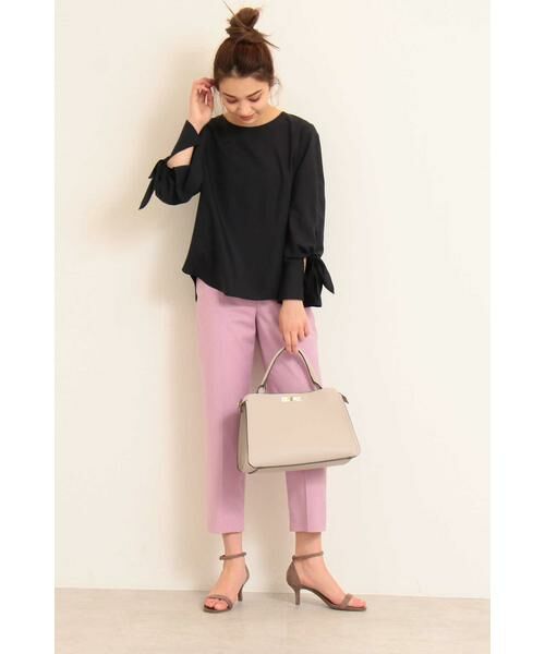 ＊＊N.Natural Beauty Basic / エヌ ナチュラルビューティーベーシック パンツ | TRギャバテーパードパンツ | 詳細8