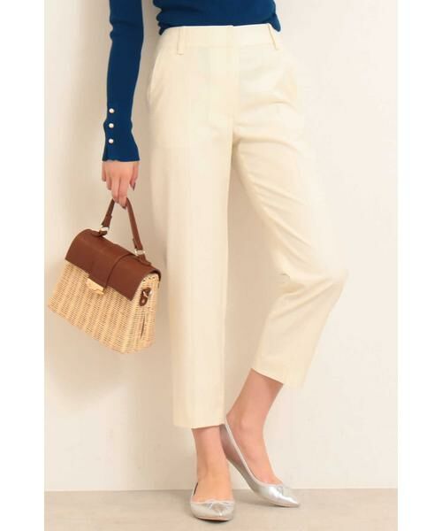 ＊＊N.Natural Beauty Basic / エヌ ナチュラルビューティーベーシック パンツ | TRギャバテーパードパンツ（オフ）