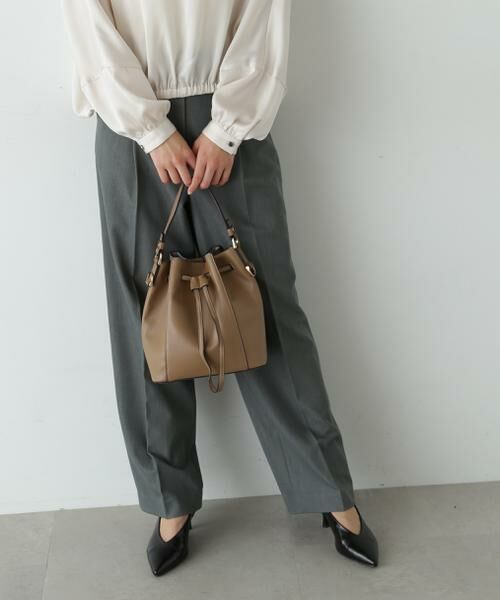 ＊＊N.Natural Beauty Basic / エヌ ナチュラルビューティーベーシック パンツ | センタープレスベルトツキワイドパンツ2 | 詳細6