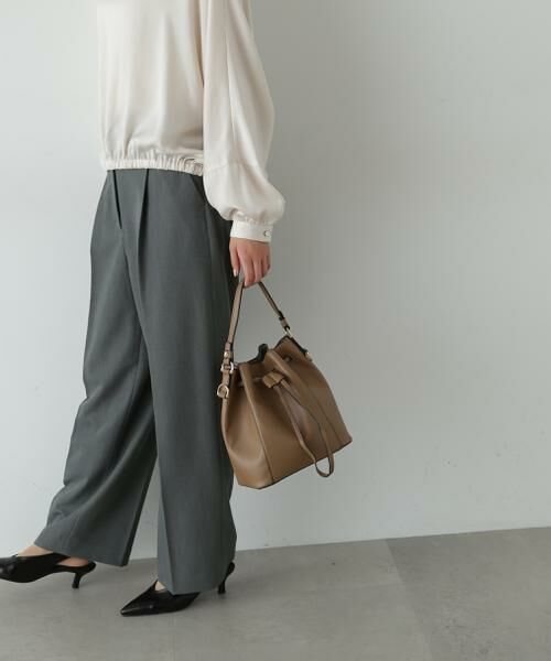 ＊＊N.Natural Beauty Basic / エヌ ナチュラルビューティーベーシック パンツ | センタープレスベルトツキワイドパンツ2 | 詳細7