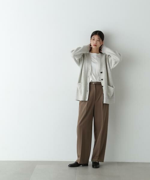 ＊＊N.Natural Beauty Basic / エヌ ナチュラルビューティーベーシック パンツ | センタープレスベルトツキワイドパンツ2 | 詳細16