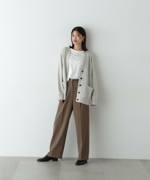 ＊＊N.Natural Beauty Basic / エヌ ナチュラルビューティーベーシック パンツ | センタープレスベルトツキワイドパンツ2 | 詳細17