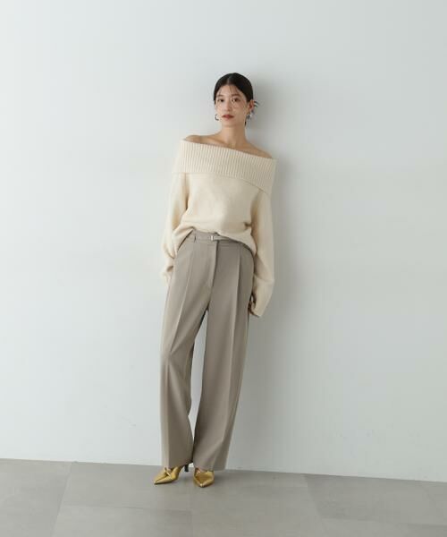 ＊＊N.Natural Beauty Basic / エヌ ナチュラルビューティーベーシック パンツ | センタープレスベルトツキワイドパンツ2 | 詳細24
