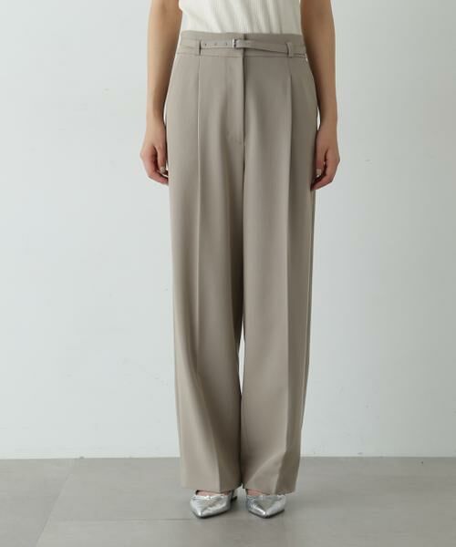 ＊＊N.Natural Beauty Basic / エヌ ナチュラルビューティーベーシック パンツ | センタープレスベルトツキワイドパンツ2 | 詳細28