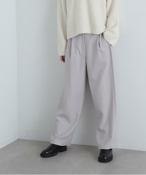 ＊＊N.Natural Beauty Basic / エヌ ナチュラルビューティーベーシック パンツ | ウォームタッチワイドパンツ | 詳細3