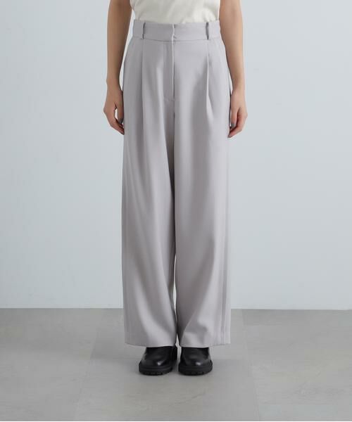 ＊＊N.Natural Beauty Basic / エヌ ナチュラルビューティーベーシック パンツ | ウォームタッチワイドパンツ | 詳細7