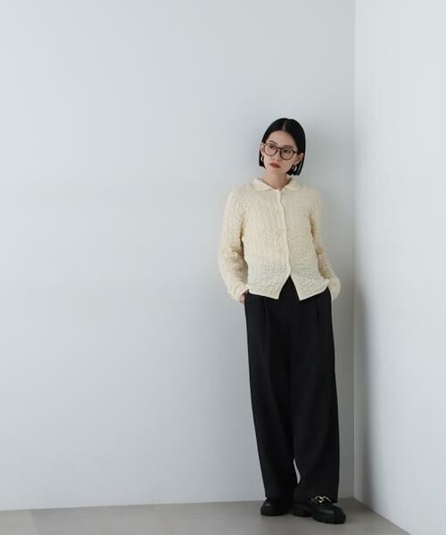 ＊＊N.Natural Beauty Basic / エヌ ナチュラルビューティーベーシック パンツ | ウォームタッチワイドパンツ | 詳細24