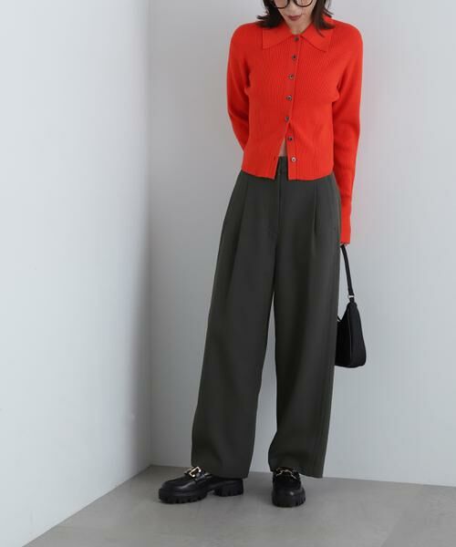 ＊＊N.Natural Beauty Basic / エヌ ナチュラルビューティーベーシック パンツ | ウォームタッチワイドパンツ | 詳細17