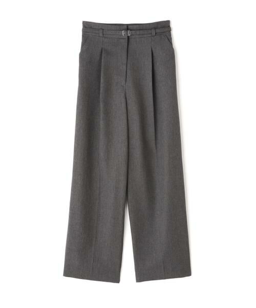 ＊＊N.Natural Beauty Basic / エヌ ナチュラルビューティーベーシック パンツ | センタープレスベルト付ワイドパンツ | 詳細1