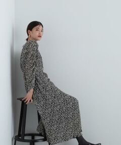 楊柳プリントワンピース