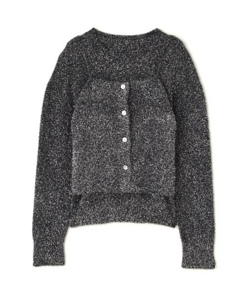 ＊＊N.Natural Beauty Basic / エヌ ナチュラルビューティーベーシック ニット・セーター | ラメフェザービスチェニットセット | 詳細11