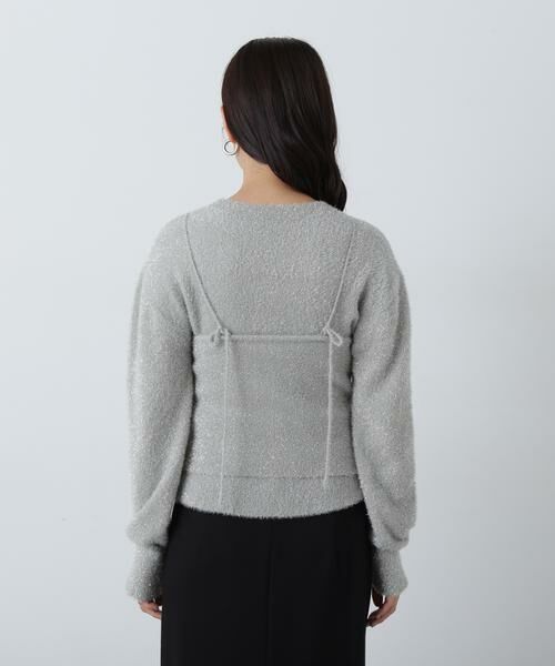 ＊＊N.Natural Beauty Basic / エヌ ナチュラルビューティーベーシック ニット・セーター | ラメフェザービスチェニットセット | 詳細30