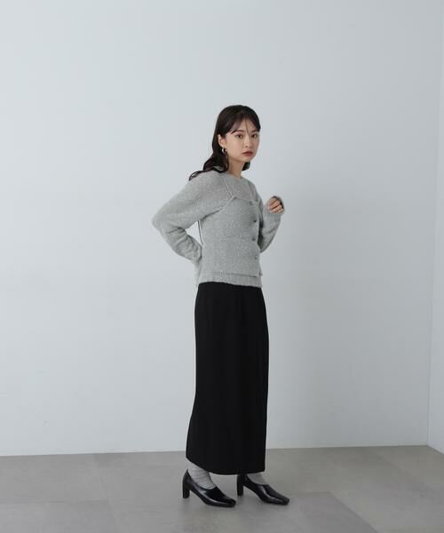 ＊＊N.Natural Beauty Basic / エヌ ナチュラルビューティーベーシック ニット・セーター | ラメフェザービスチェニットセット | 詳細23