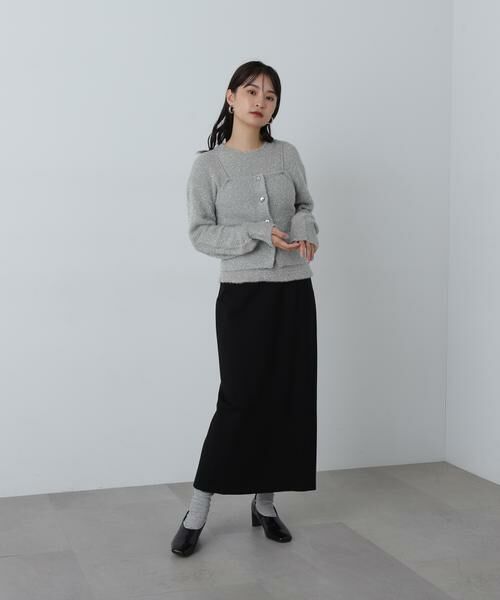 ＊＊N.Natural Beauty Basic / エヌ ナチュラルビューティーベーシック ニット・セーター | ラメフェザービスチェニットセット | 詳細24