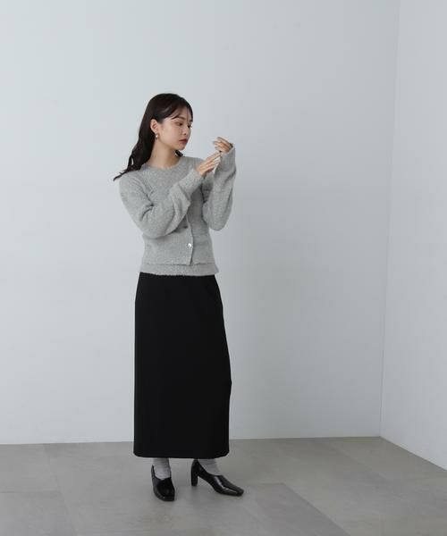 ＊＊N.Natural Beauty Basic / エヌ ナチュラルビューティーベーシック ニット・セーター | ラメフェザービスチェニットセット | 詳細25