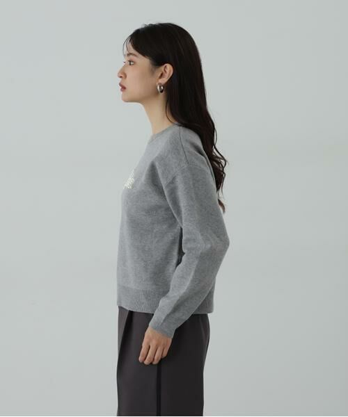 ＊＊N.Natural Beauty Basic / エヌ ナチュラルビューティーベーシック ニット・セーター | パールロゴニット | 詳細9