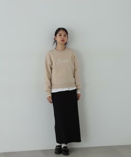 ＊＊N.Natural Beauty Basic / エヌ ナチュラルビューティーベーシック ニット・セーター | パールロゴニット | 詳細19