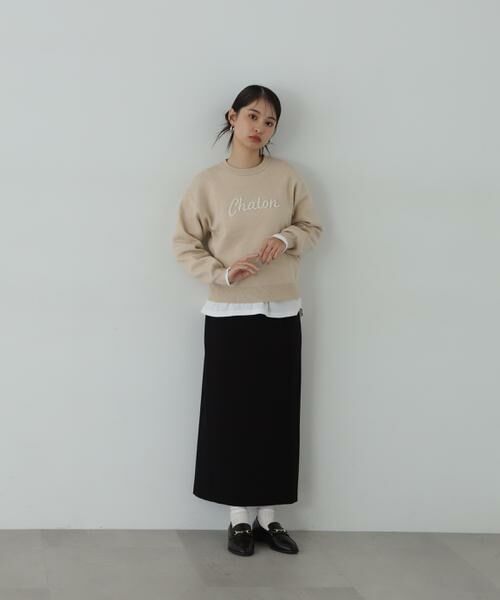 ＊＊N.Natural Beauty Basic / エヌ ナチュラルビューティーベーシック ニット・セーター | パールロゴニット | 詳細20