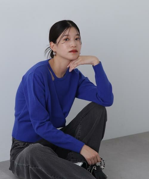 ＊＊N.Natural Beauty Basic / エヌ ナチュラルビューティーベーシック ニット・セーター | カシュクール風ニット | 詳細2