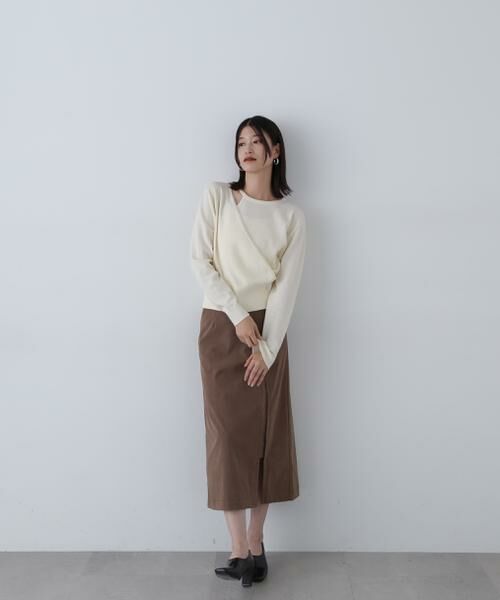 ＊＊N.Natural Beauty Basic / エヌ ナチュラルビューティーベーシック ニット・セーター | カシュクール風ニット | 詳細14