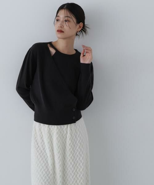 ＊＊N.Natural Beauty Basic / エヌ ナチュラルビューティーベーシック ニット・セーター | カシュクール風ニット | 詳細23