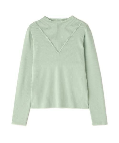 ＊＊N.Natural Beauty Basic / エヌ ナチュラルビューティーベーシック ニット・セーター | デザインネックリブニット | 詳細1