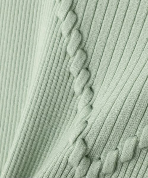 ＊＊N.Natural Beauty Basic / エヌ ナチュラルビューティーベーシック ニット・セーター | デザインネックリブニット | 詳細7