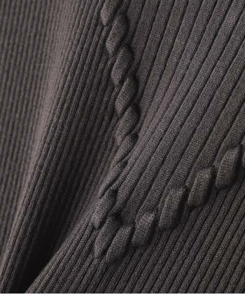 ＊＊N.Natural Beauty Basic / エヌ ナチュラルビューティーベーシック ニット・セーター | デザインネックリブニット | 詳細13