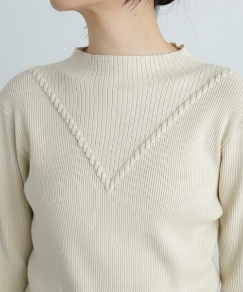 ＊＊N.Natural Beauty Basic / エヌ ナチュラルビューティーベーシック ニット・セーター | デザインネックリブニット | 詳細23