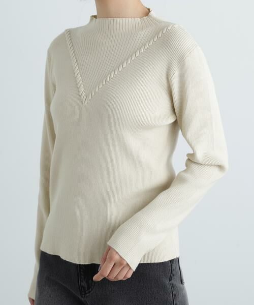 ＊＊N.Natural Beauty Basic / エヌ ナチュラルビューティーベーシック ニット・セーター | デザインネックリブニット | 詳細24