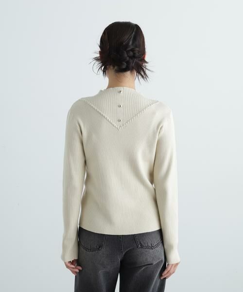 ＊＊N.Natural Beauty Basic / エヌ ナチュラルビューティーベーシック ニット・セーター | デザインネックリブニット | 詳細22