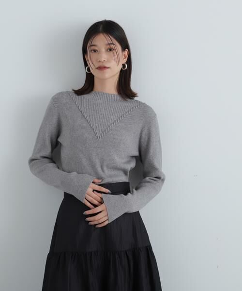 ＊＊N.Natural Beauty Basic / エヌ ナチュラルビューティーベーシック ニット・セーター | デザインネックリブニット | 詳細29