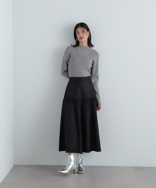 ＊＊N.Natural Beauty Basic / エヌ ナチュラルビューティーベーシック ニット・セーター | デザインネックリブニット | 詳細30