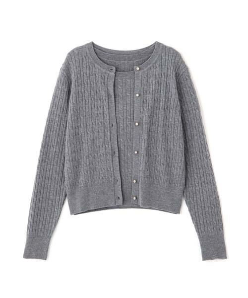 セール】 ミニケーブルアンサンブル （カーディガン・ボレロ）｜＊＊N