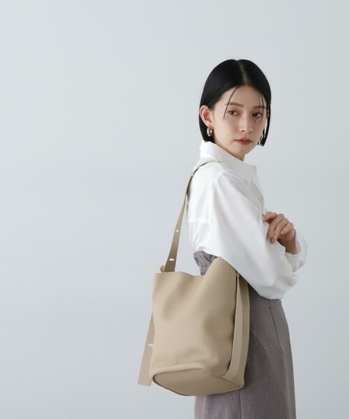 ＊＊N.Natural Beauty Basic / エヌ ナチュラルビューティーベーシック ショルダーバッグ | シボフェイクレザーソフトホーボーバッグ | 詳細7
