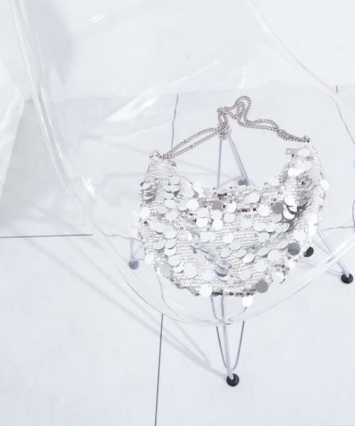 ＊＊N.Natural Beauty Basic / エヌ ナチュラルビューティーベーシック ショルダーバッグ | スパンコールチェーンバッグ | 詳細4