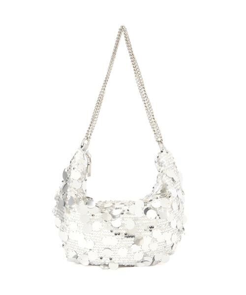 ＊＊N.Natural Beauty Basic / エヌ ナチュラルビューティーベーシック ショルダーバッグ | スパンコールチェーンバッグ（シルバー）