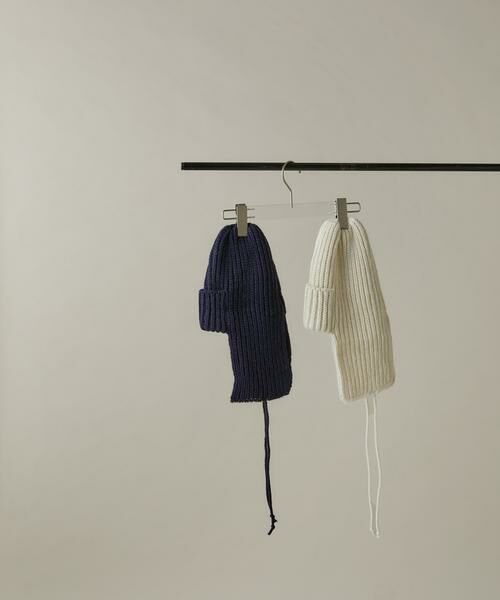 ＊＊N.Natural Beauty Basic / エヌ ナチュラルビューティーベーシック 服飾小物 | ニットフライトキャップ（ネイビー）