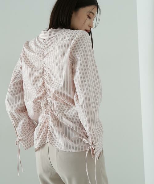 ＊＊N.Natural Beauty Basic / エヌ ナチュラルビューティーベーシック シャツ・ブラウス | シャーリングデザインシャツ | 詳細5