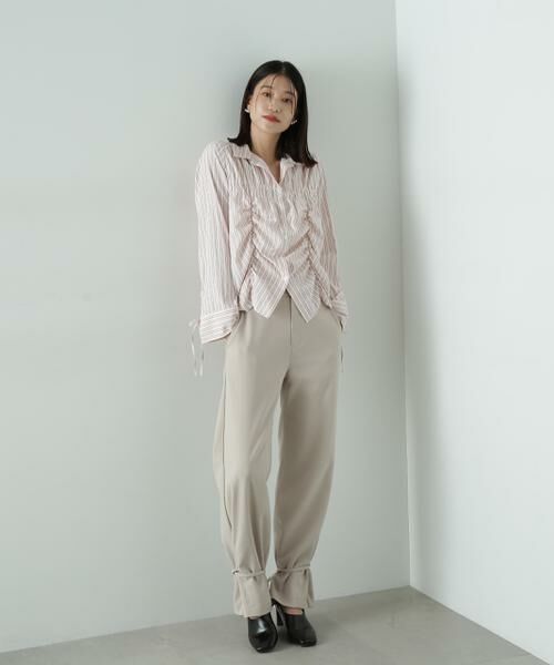 ＊＊N.Natural Beauty Basic / エヌ ナチュラルビューティーベーシック シャツ・ブラウス | シャーリングデザインシャツ | 詳細6