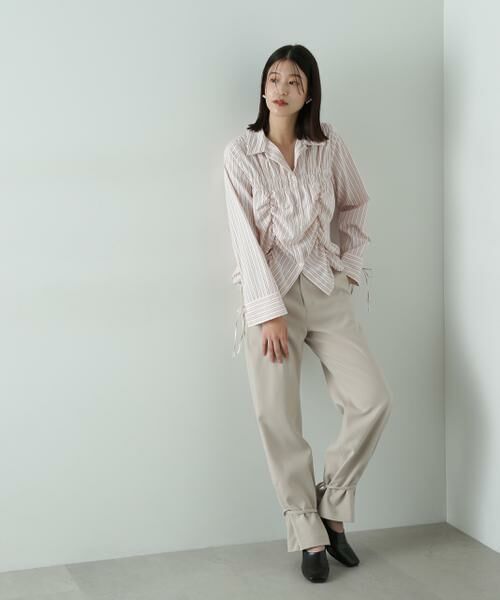 ＊＊N.Natural Beauty Basic / エヌ ナチュラルビューティーベーシック シャツ・ブラウス | シャーリングデザインシャツ | 詳細7