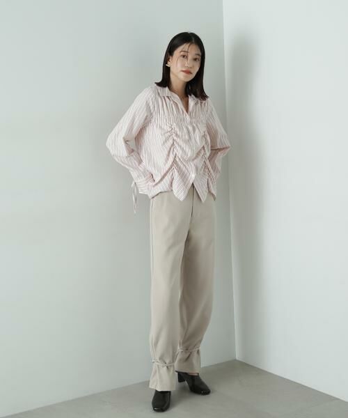 ＊＊N.Natural Beauty Basic / エヌ ナチュラルビューティーベーシック シャツ・ブラウス | シャーリングデザインシャツ | 詳細8