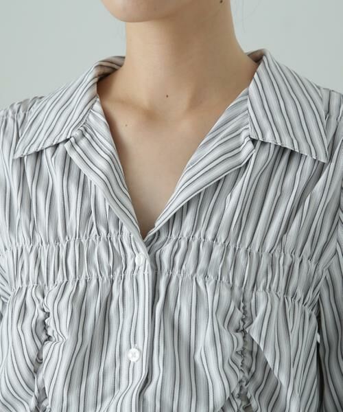 ＊＊N.Natural Beauty Basic / エヌ ナチュラルビューティーベーシック シャツ・ブラウス | シャーリングデザインシャツ | 詳細23