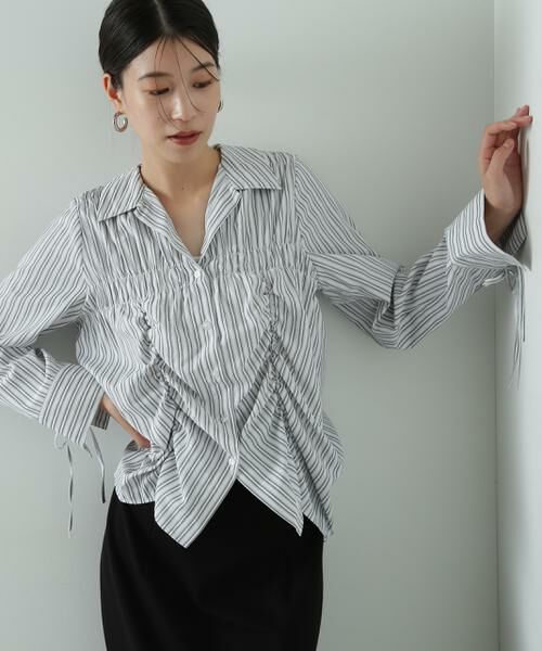 ＊＊N.Natural Beauty Basic / エヌ ナチュラルビューティーベーシック シャツ・ブラウス | シャーリングデザインシャツ | 詳細15