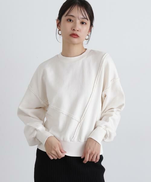 ＊＊N.Natural Beauty Basic / エヌ ナチュラルビューティーベーシック カットソー | パネルデザインスウェット | 詳細2