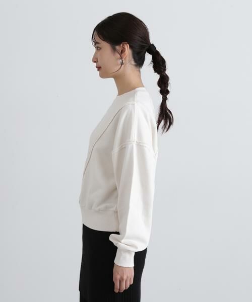 ＊＊N.Natural Beauty Basic / エヌ ナチュラルビューティーベーシック カットソー | パネルデザインスウェット | 詳細9