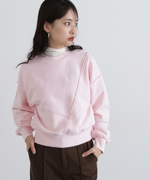 ＊＊N.Natural Beauty Basic / エヌ ナチュラルビューティーベーシック カットソー | パネルデザインスウェット | 詳細16