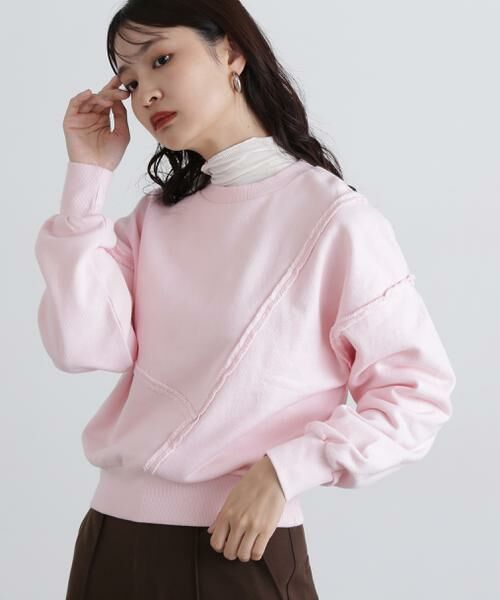 ＊＊N.Natural Beauty Basic / エヌ ナチュラルビューティーベーシック カットソー | パネルデザインスウェット | 詳細17
